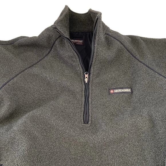 Abercrombie & Fitch Other - Vintage Abercrombie & Fitch Pullover Jacket Mens Large Fleece Lined Reversible